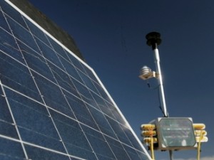 Solar Panel in Sun