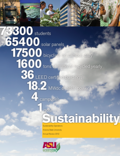 ASU Sustainability brochure