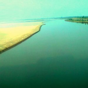 View of Ravi River in Pakistan